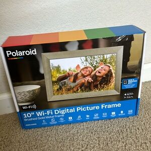 Polaroid 10 WiFi Digital Photo Frame Brushed Metal Gold